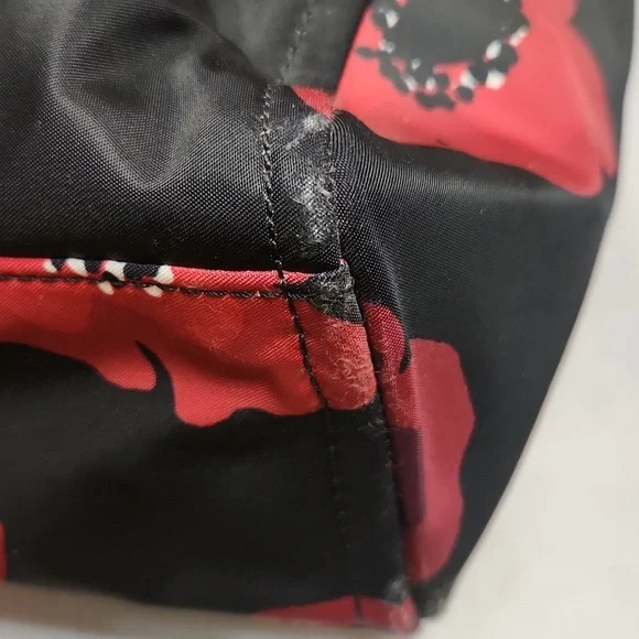 Kate Spade Wilson Road Poppy Alyse Nylon Floral Satchel Tote - Picture 10 of 16